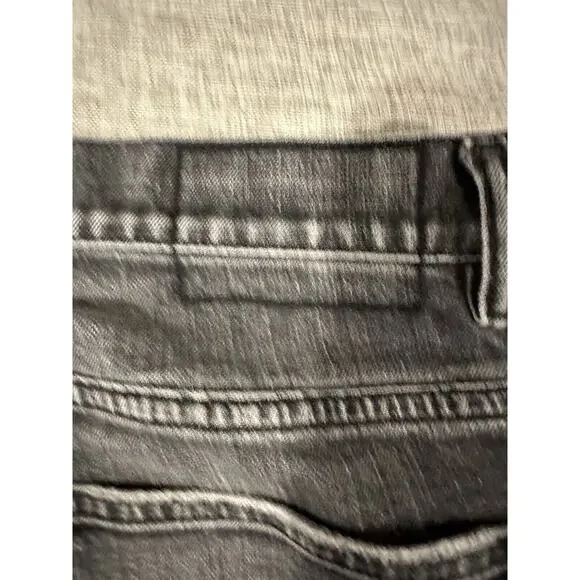 Diesel Jeans Mens 32x32 Black Denim D-Fining Italian Selvedged Button Repairable